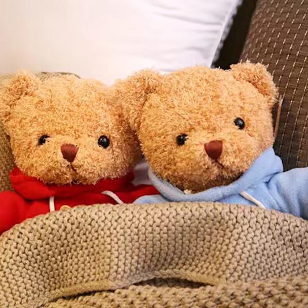 Nallepehmolelu, syntymäpäivä-, joulu- ja ystävänpäivälahja tyttöystävälle