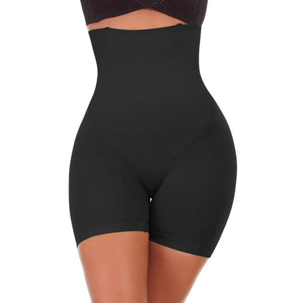 Dame Højtaljet Tummy Control Bodyshaper Butt Lifter Boyshorts Control Knickers Slankende Trusser, XS/S