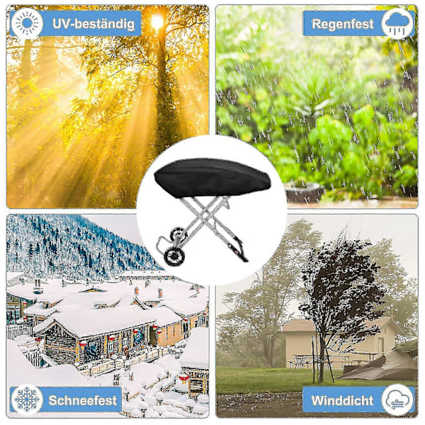 Grillöverdrag för Weber Traveler Gas Grill - 210D