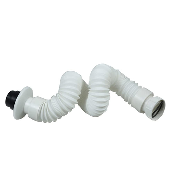 Flexibel Avloppsslang 1 1/2 Tum x 40 mm, Siphon eller Luktfälla för Handfat, Utökningsbar från 285-780 mm GA016C002