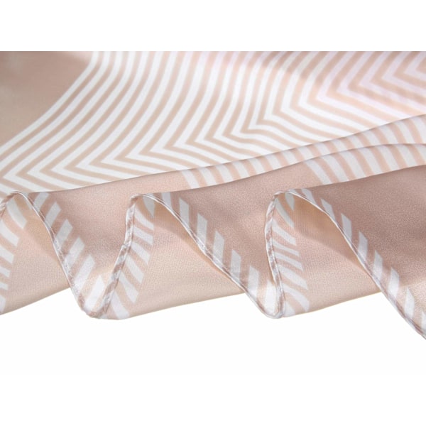 sourcing map 70cm Dam Randig Tryck Fyrkantiga Scarves Halsduk Näsduk Huvudband