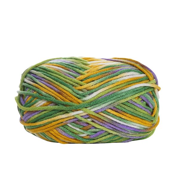 Stickgarn 6 x 50g Boll Dubbel Stickgarn Färgad Virkgarn Mjukt Garn Set för Stickning Hantverksprojekt, Kläder, Filtar, Halsduk, D D
