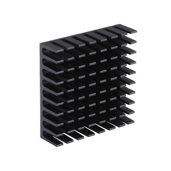 5 st 35x35x10mm Aluminium Liten Kylfläns med Dubbelsidig Värmeledande Tejp för CPU IC LED-kort Kylare för Kylning Stepper Motor TEC1-12706 Peltier