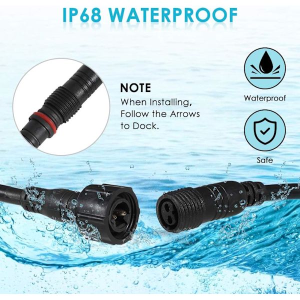 LED Undervandsspotlight, IP67 Vandtæt RGB Undervandslys, 10W LED Spotlight til Springvand Pool Udendørs Havebelysning Sølv