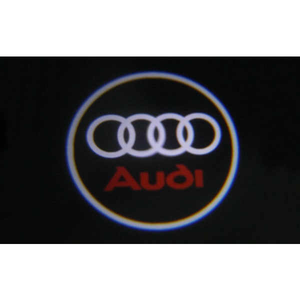 Lämplig för Audi A6L A4L Q3 Q5 A5 Q7 A7 A3 A8 S6 välkomstlampa laser bilprojektionslampa