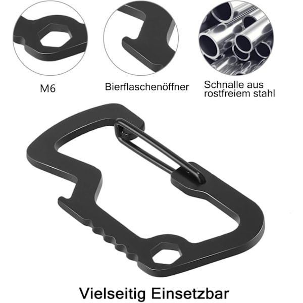 Retrakterbart Nyckelring Nyckelband Heavy Duty Utökningsbart Snöre med Bältesklämma, Badge Reel Clips Förlängare för Arbets-ID-Korthållare, Svart, 2-pack
