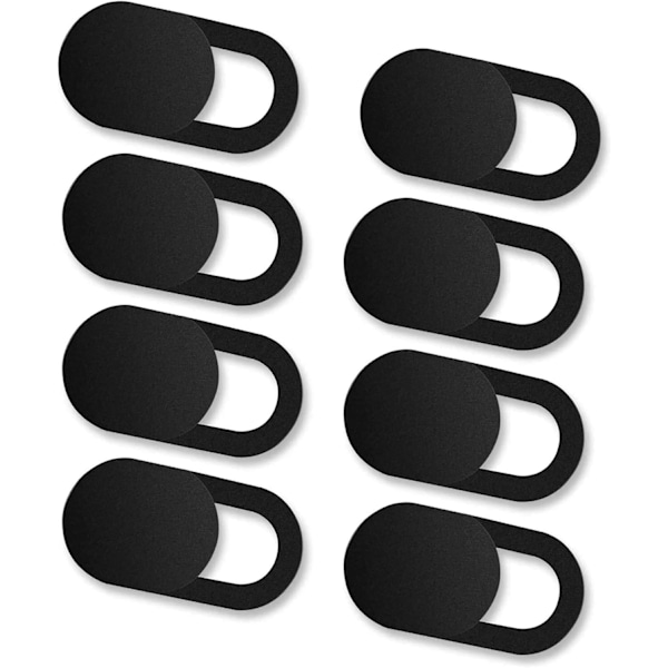 [8-pak] Privacy Webcam Cover Slider, 0 til MacBook, iPad, iPhone, Laptop, Desktop, PC, Tablet, Smartphone og mere