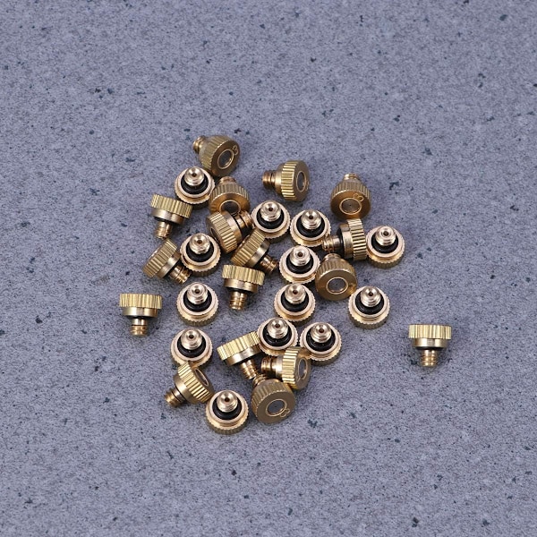 30 kpl 0,3 mm puutarhakastelu messinkinen sumutussuutin jäähdytys kostutus sprinkler