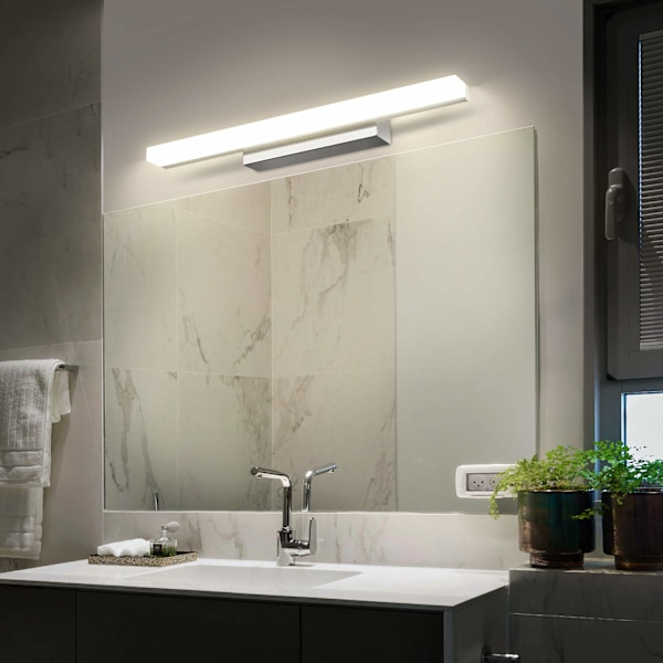 8W LED Spegellampa Badrum Vägglampa Varmvit Modern Badrumslampa Badrumsbelysning 40CM Ej Dimbar