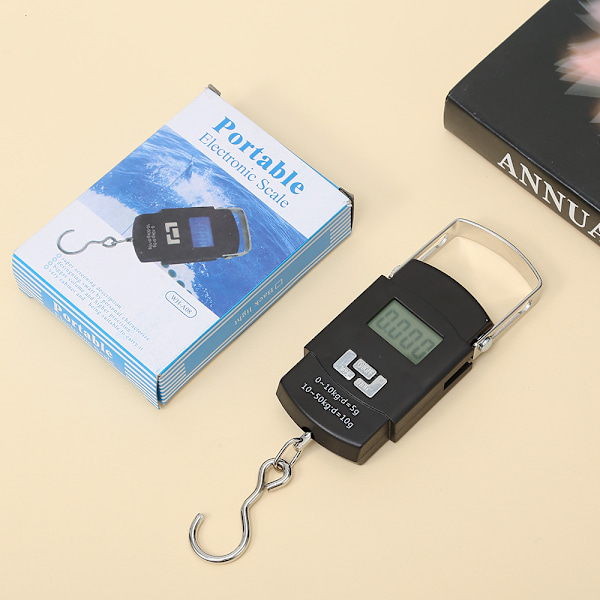 50 kg digital bagagevåg, elektronisk balans digital fiskehängvåg