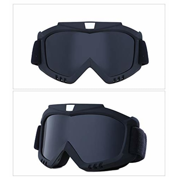 Motorcykelglasögon, Skidglasögon, Dirt Bike ATV Goggles Goggles (grå)