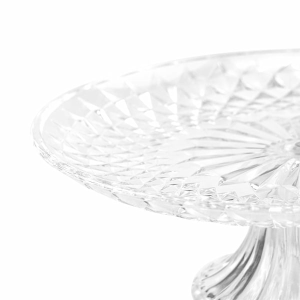 12 tommer Klar Plastik Kagefade Dessertfade Kageholder Kagefad Fod Kage Display Stande til Bryllupskager Serveringsfade til Fester