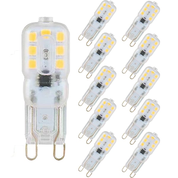 3W G9 varm hvid, LED pære, 25W svarende til halogenpære 1.89*0.63\"