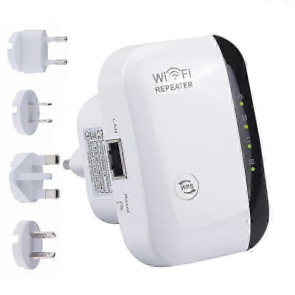 Wi-Fi Förstärkare Repeater / Utökar Räckvidden 300 Mbps Wifi Vit Wi-Fi Förstärkare Repeater / Utökar Räckvidden 300 Mbps Wifi Vit