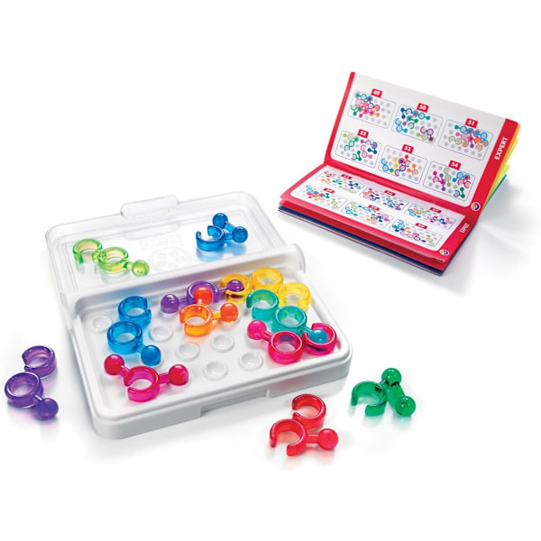 IQ Circuit, pusselspel med 120 utmaningar, 8+ år & Smart Games - IQ Link, pusselspel med 120 utmaningar, 8+ år