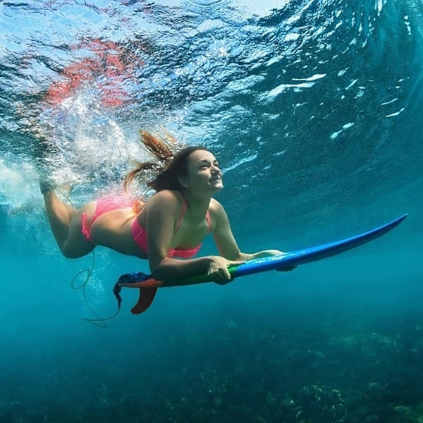 PVC Paddleboard Surfebrett Longboard Senterfinne