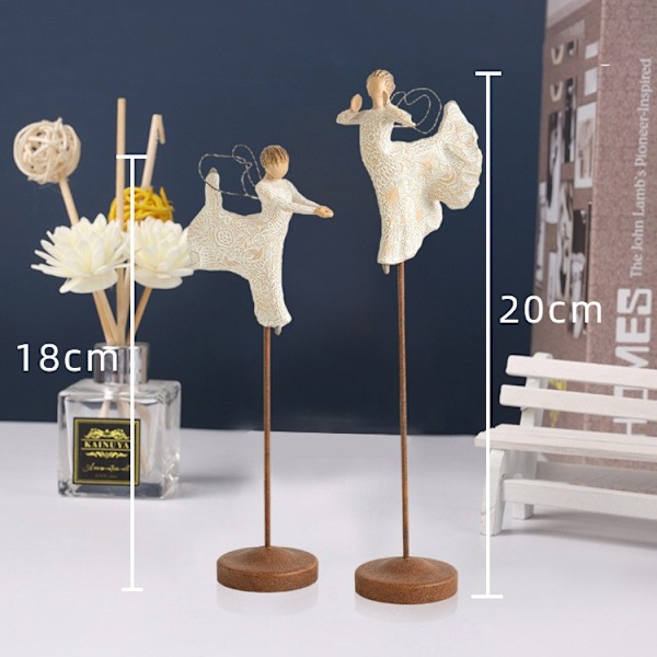 2 stk. Willow Tree Julekrybbe Figur Statuette Håndmalet Dekoration Julegave Juledekoration Ornament