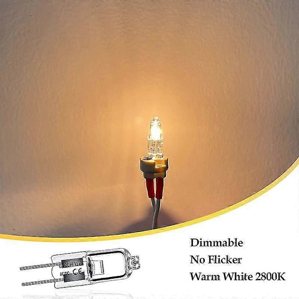 20 stk. G4 Halogenpære, 10w Dc12v Innendørs Halogen G4 Lampe