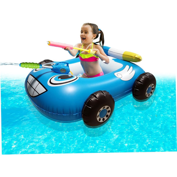 Børnepool Float med Vandpistol, Oppustelig Svømme Float Sommer Svømmebassin Legetøj, Oppustelig Pool Float, Børne Svømme Float Svømme Float