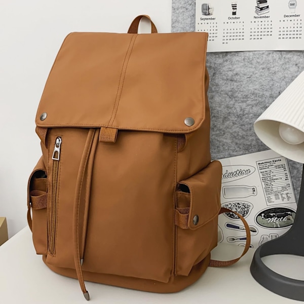 Vandtætte Laptop Rygsække Casual Rygsække Rejsetasker Brown