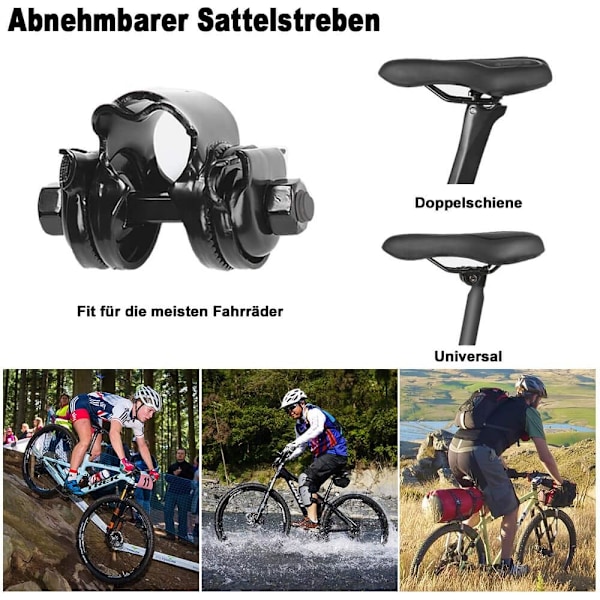Polkupyörän satula geelipehmusteella, MTB-satula, mukava ontto ergonominen pyöränistuin, retkipyörän satula, Velo-satula miehille ja naisille