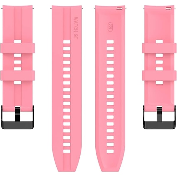 Klokkearmbånd kompatibel med Garmin Venu 3 Venu 2 Vivoactive 4 4​​5mm (ikke for vivoactive 5) Vaskbart silikonklokkearmbånd for Venu 3 Smartwatch pink