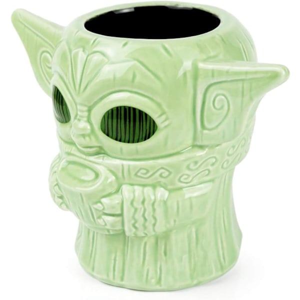\"Baby Yoda\" Krus | Tiki-stil Keramikkop | Kan indeholde 473 ml