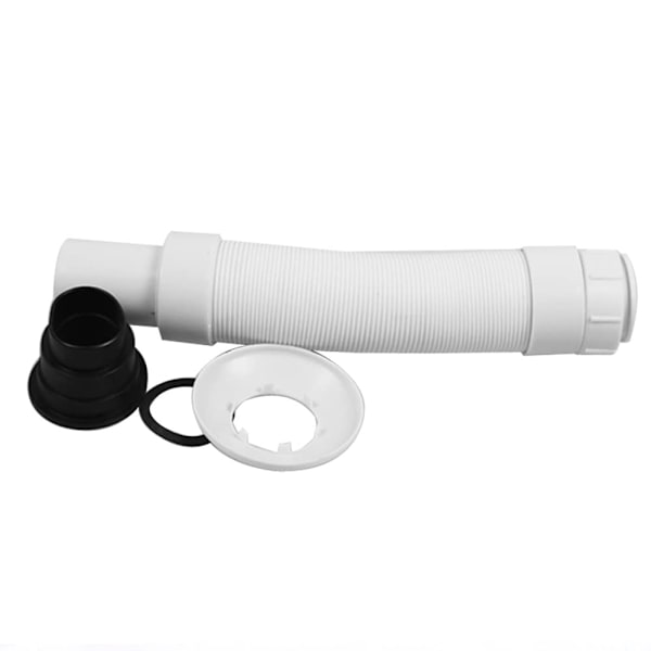 Flexibel Avloppsslang 1 1/2 Tum x 40 mm, Siphon eller Luktfälla för Handfat, Utökningsbar från 285-780 mm GA016C002