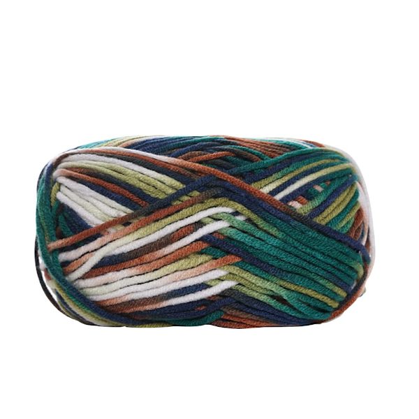 Stickgarn 6 x 50g Boll Dubbel Stickgarn Färgad Virkgarn Mjukt Garn Set för Stickning Hantverksprojekt, Kläder, Filtar, Halsduk, B B