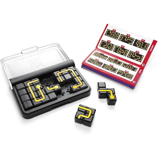 IQ Circuit, pusselspel med 120 utmaningar, 8+ år & Smart Games - IQ Link, pusselspel med 120 utmaningar, 8+ år