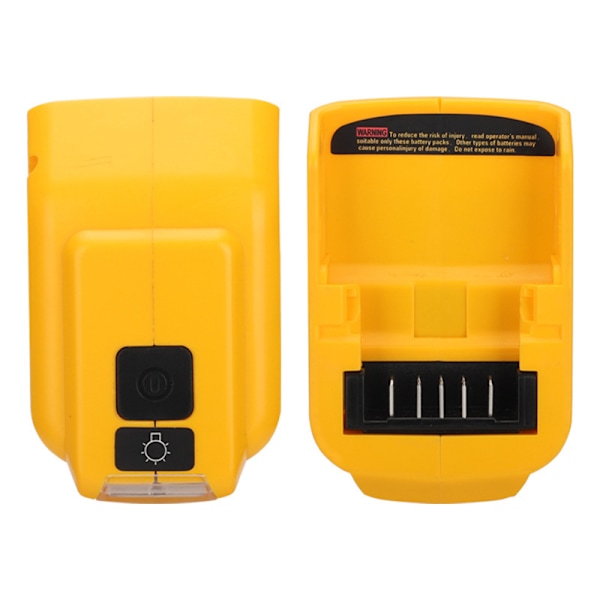 Opladerkonverter USB, dobbelt opladeradapter USB Dcb090 til Dewalt 14.4v 18v 20v Li-ion batteriopladning konv