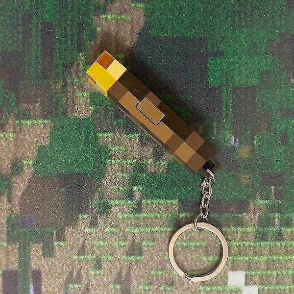 Minecraft Lommelygte Nøglering