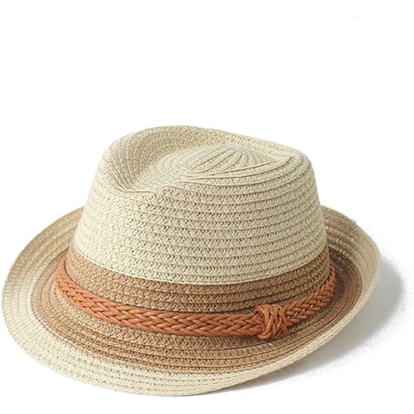 Babyhatt för 2-6 År, Barn Baby Sommarhatt Keps Barn Andningsbar Hatt Halm Strandhatt, Barn Pojkar Flickor Solhatt