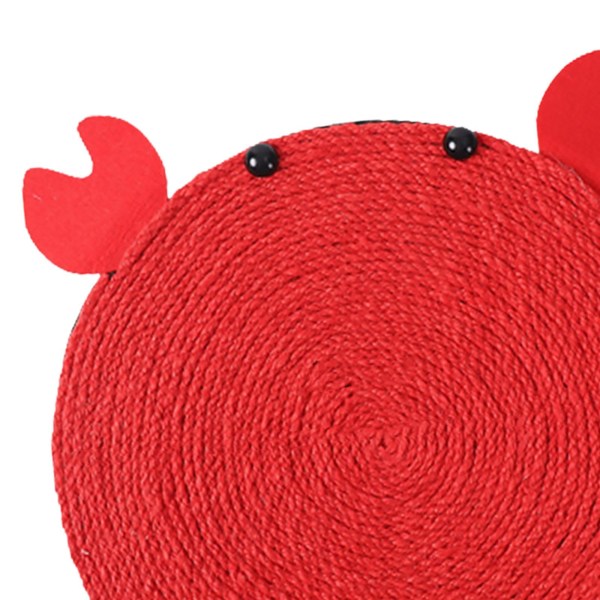 Hängande Klösbräda för Katter, Skyddar Möbel, Slipar Klor, Leksakmatta för Innekatter, Sisalmatta, Krabba Crab