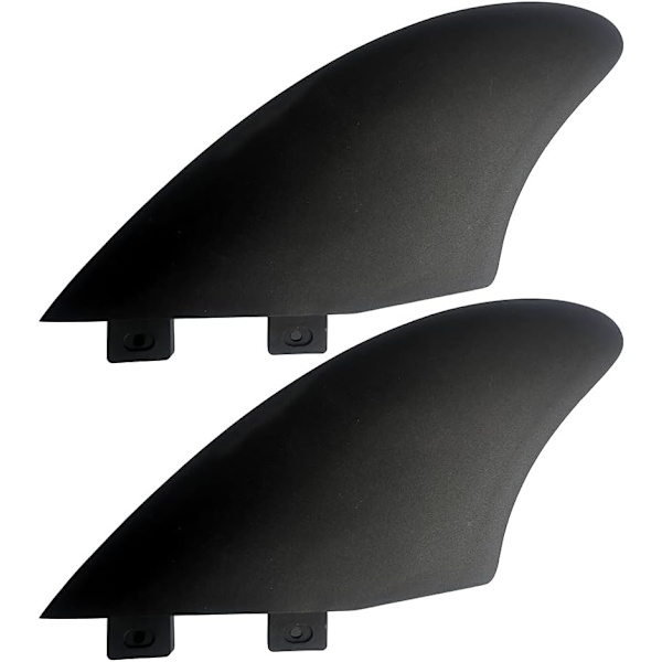 2-pack hållbara surfbrädefenor, snabbkoppling för surfbrädesstjärt, slitstarka för Captain Board, vattensportstillbehör