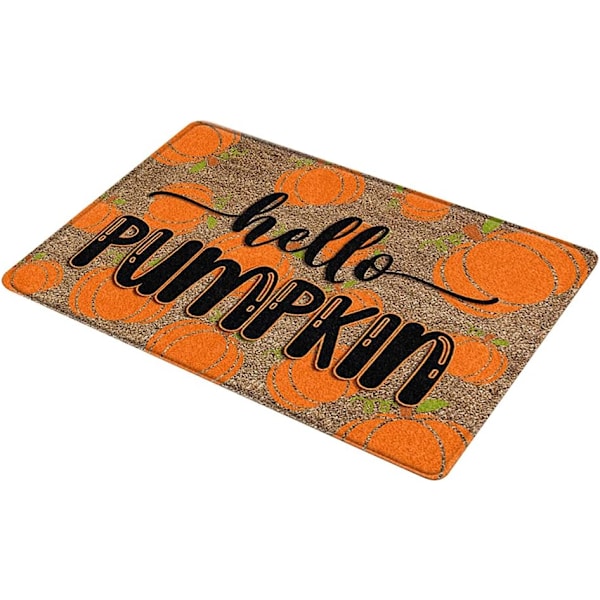 Thanksgiving-matta Höst Lönnlöv Välkommen Inomhus Dörrmatta Höst Golvmatta för Kök Sovrum Vardagsrum Heminredning Mattor（50*80cm） 50*80cm