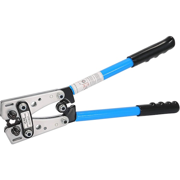 Batterikabelskotång 6-50mm² Spärrtrådsklippning för Presstång Terminal Trådkabel från AWG 1/0, 2, 4, 6, 8, 10