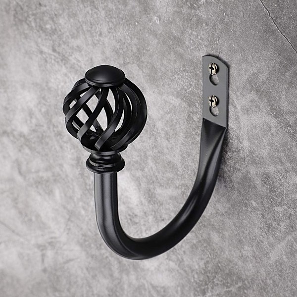 Et par rede-model metal gardinkroge - letvægts dekorative gardin tiebacks holdbacks metal krog dekorativ krog