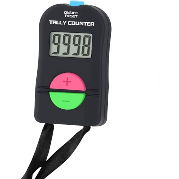 Digital Håndtæller - Lægge til og trække fra funktion - Elektronisk Klikker til Sikker Brug i Golf Gym