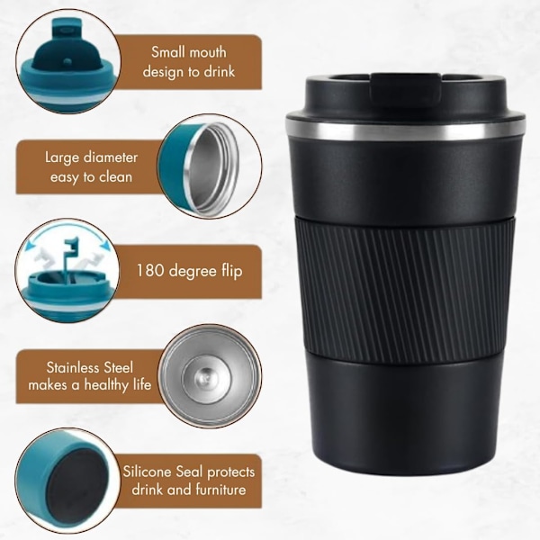 Resemugg svart, 380 ml black