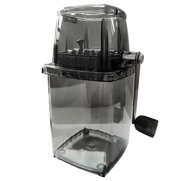 Isbittknusere Manuell Rotasjons Isbittknusere Cocktailer Slushmaskin Isbiter Knust Smoothies Isbittknusere Maskin Hjem 1.2L Is Grinder, grå Grey