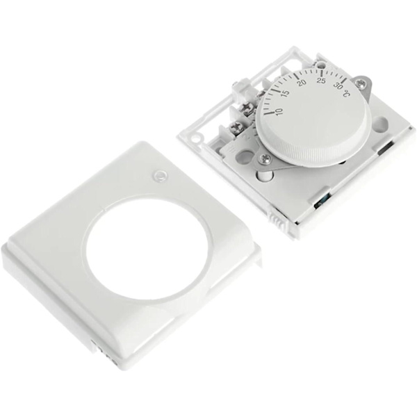 220V 6A mekanisk romtermostat, temperaturregulator