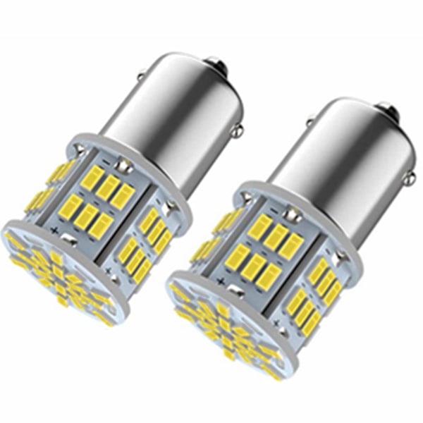 1156 Ba15s P21w LED-polttimot, erittäin kirkkaat, valkoiset, 6000K - autoihin, matkailuautoihin, päiväajovaloihin/peruutusvaloihin/takasumuvaloihin/veneisiin