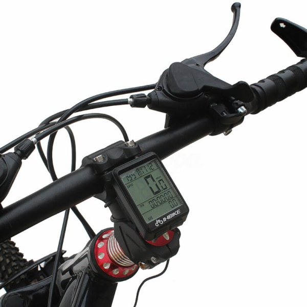 Radio langaton BICYCLE TACHO pyörätietokoneen nopeusmittari monitoiminen langaton