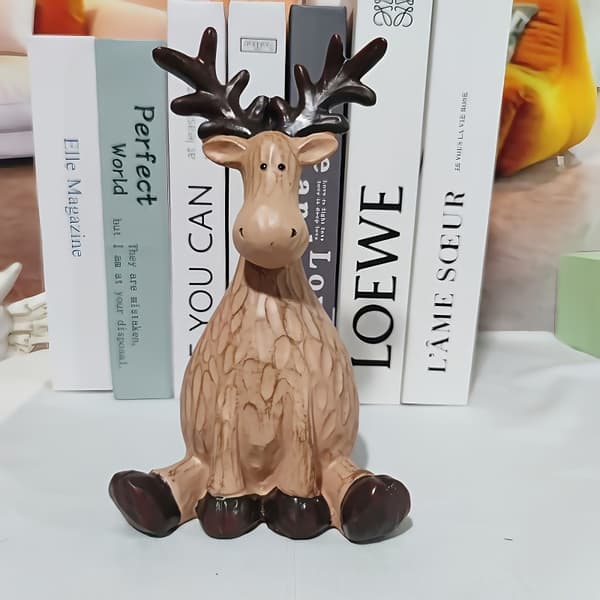 Jul söt älg juldekorationer