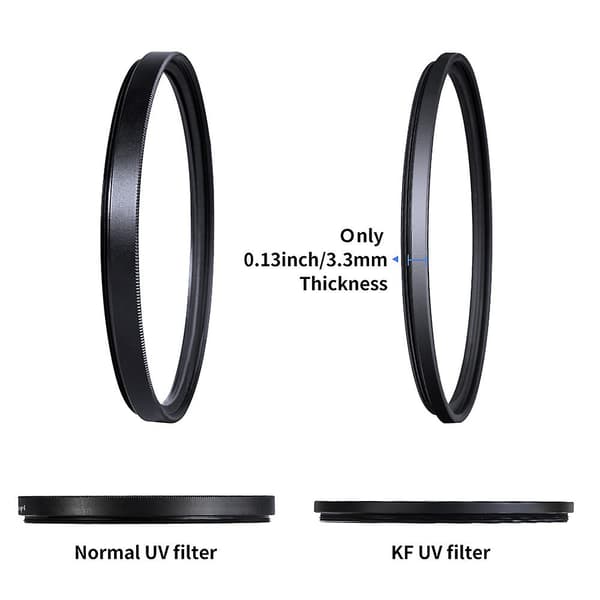 62mm Ultra Slim Multi Coated Mc Uv Hd Lens Filter