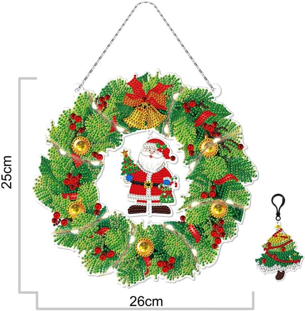 5D Diamantmålning Juldekoration DIY Diamantmålning Bildkit