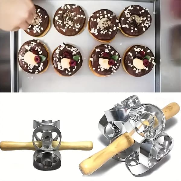 Munkformar, kakformar, olika stilar, kakstämpelpress, bagelmakare, munkformar