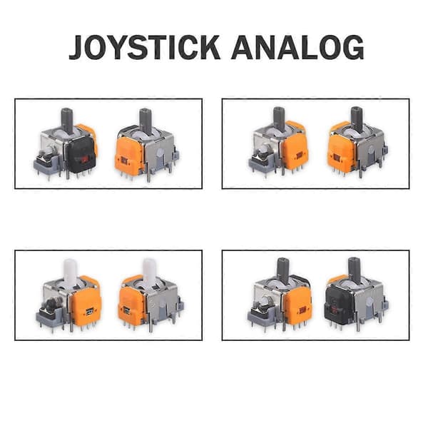 10 st 3D Hall Effect Joystick Justerbar Utan Drift Tumspakar Spel Joystick Modul Kontroller