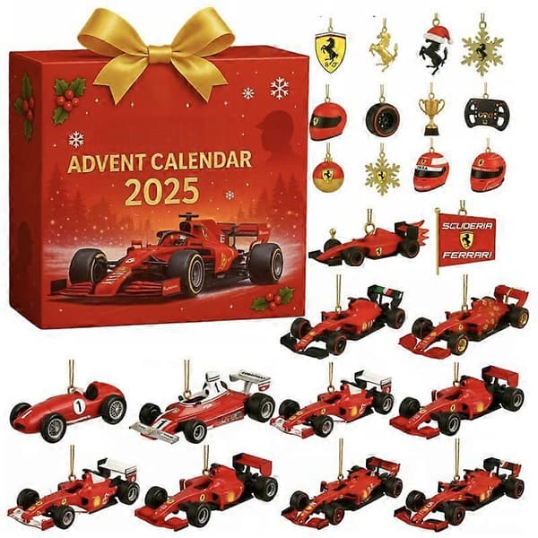 F1 Adventskalender Julklapp Racing Tema Blind Box